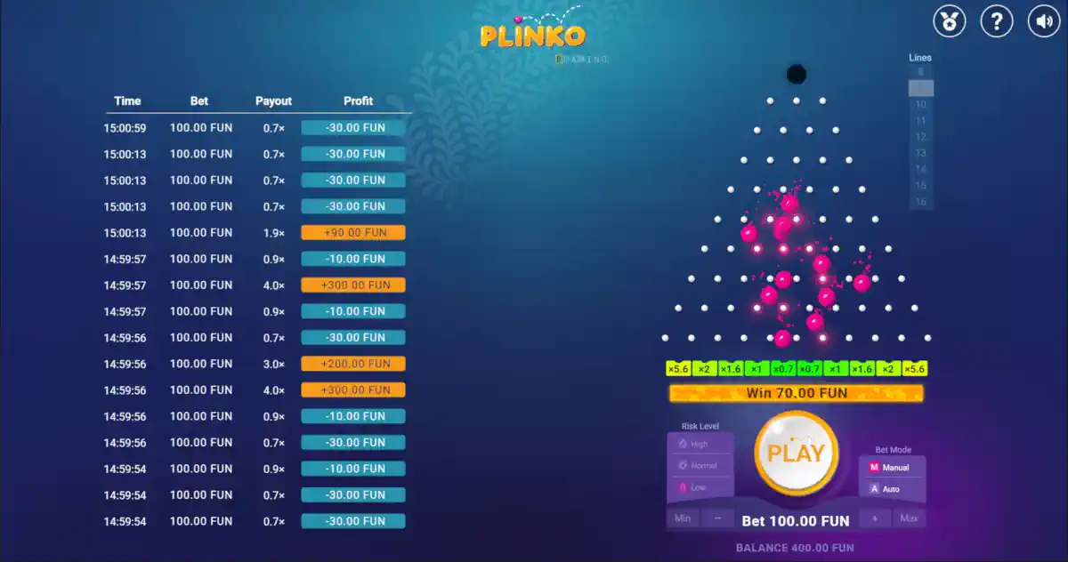 1Win Plinko juego – Gameplay 1Win Plinko Juego